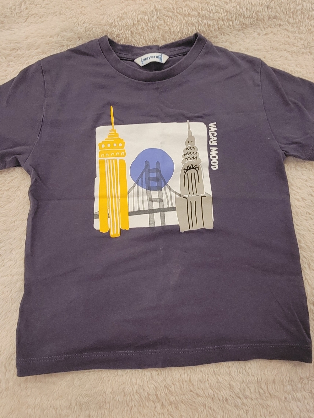 Mayoral tee shirt Dark gray blue 5t
